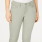 Charter Club Women's Bristol Skinny Ankle Jeans Green Size 4 Petite
