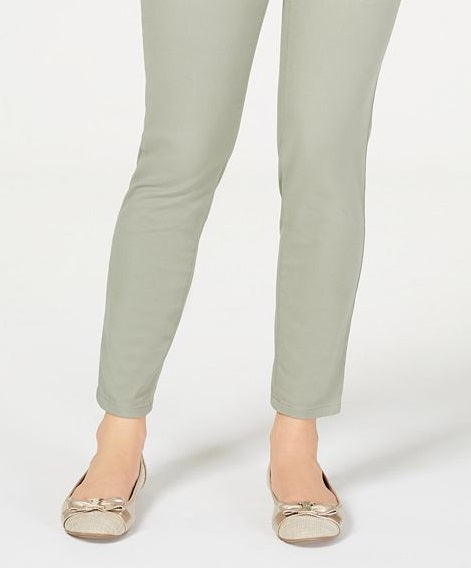 Charter Club Women's Bristol Skinny Ankle Jeans Green Size 4 Petite