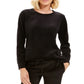 Karen Scott Women's Velour Sweatshirt Black Size Petite XL