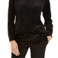 Karen Scott Women's Velour Sweatshirt Black Size Petite XL