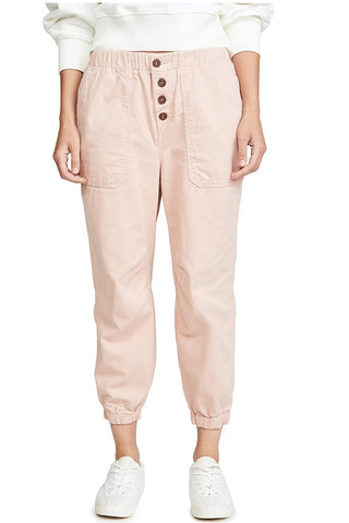 Free People Women's High Waist Pants Pink - Size -S