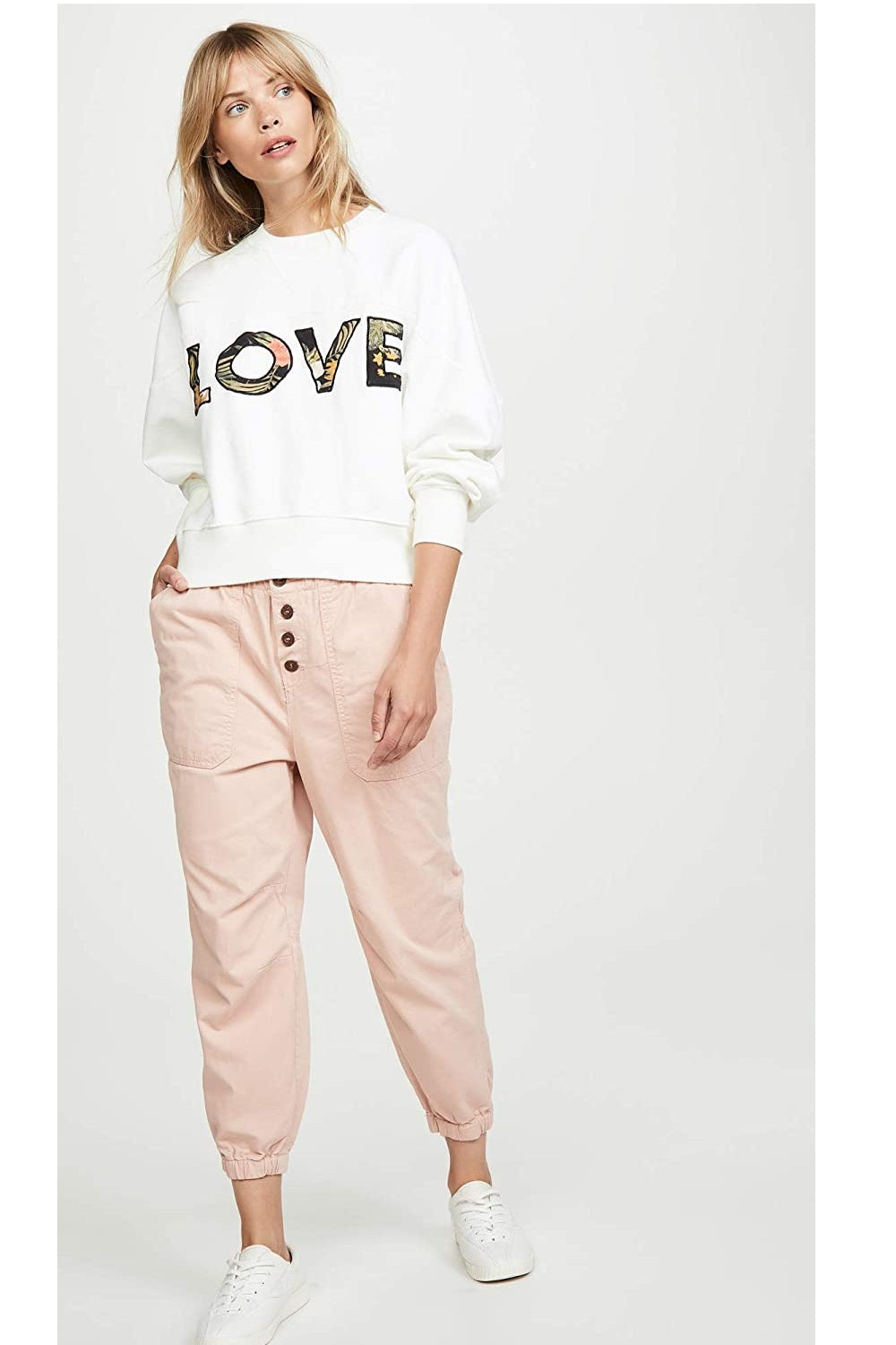 Free People Women's High Waist Pants Pink - Size -S