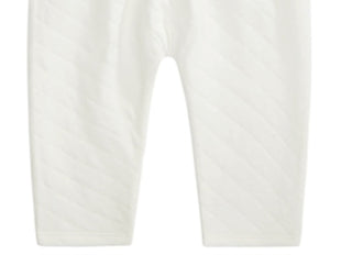 First Impressions Baby Girl's Quilted Pants White Size 6-9MOS