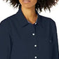 Tommy Hilfiger Women's Collared Button up Top Blue Size Large