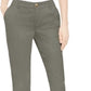Style & Co Women's Cotton Bootcut Chino Pants Green Size 10