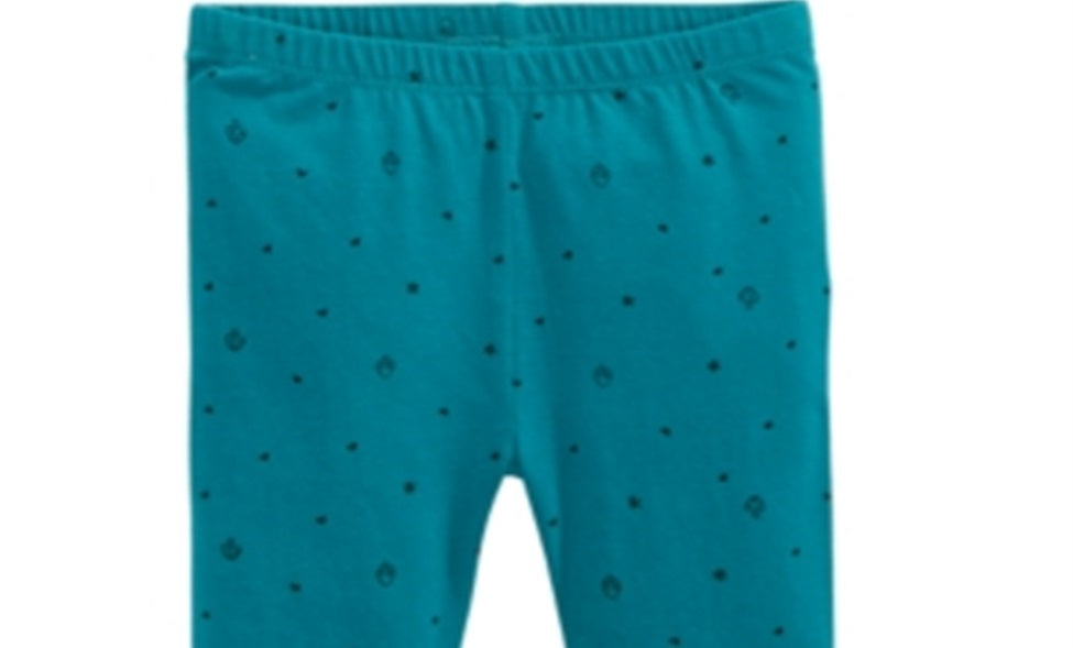 First Impressions Baby Girl's Printed Hearts Leggings Green Size 18MOS