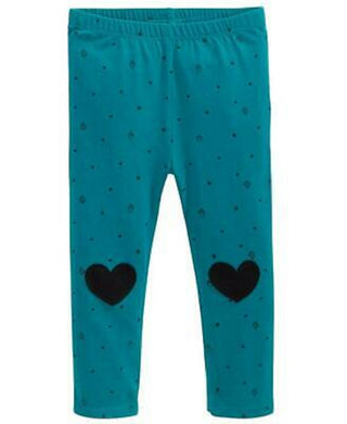 First Impressions Baby Girl's Printed Hearts Leggings Green Size 24MOS