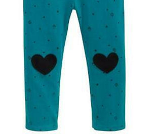 First Impressions Baby Girl's Printed Hearts Leggings Green Size 24MOS