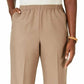 Karen Scott Women's Pull on Pants Brown Size Petite S/M