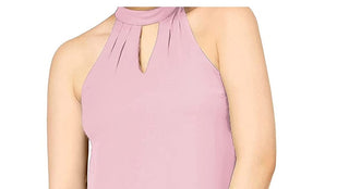 Bar III Women's Keyhole Top Pink Size X-Large
