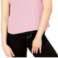 Bar III Women's Keyhole Top Pink Size X-Large