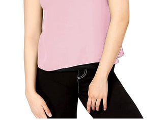 Bar III Women's Keyhole Top Pink Size X-Large
