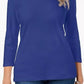 Karen Scott Women's Cotton Scoop Neck Top Blue Size Petite XL