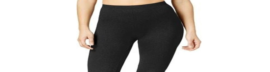 32 Degrees Women's Weatherproof Fitness Running Athletic Leggings Black Size XX-Large