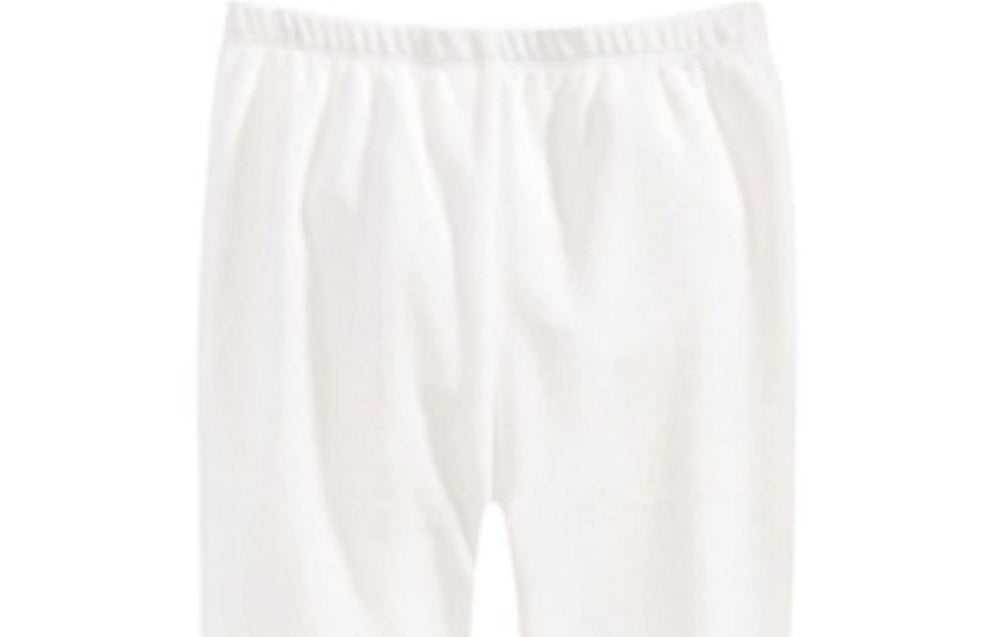 First Impressions Baby Girl's Velour Leggings White White Size 4T