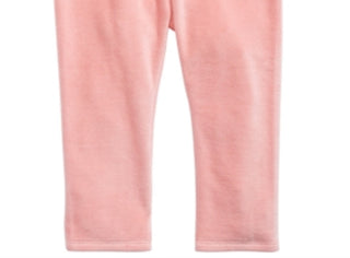 First Impressions Baby Girl's Velour Leggings Pink Size 24MOS