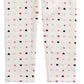 First Impressions Baby Girl's Heart Print Leggings White Size 18MO