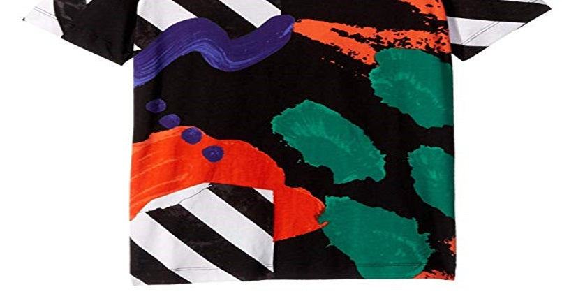 Nike Boy's Colorful Print Tee White Size X-Large