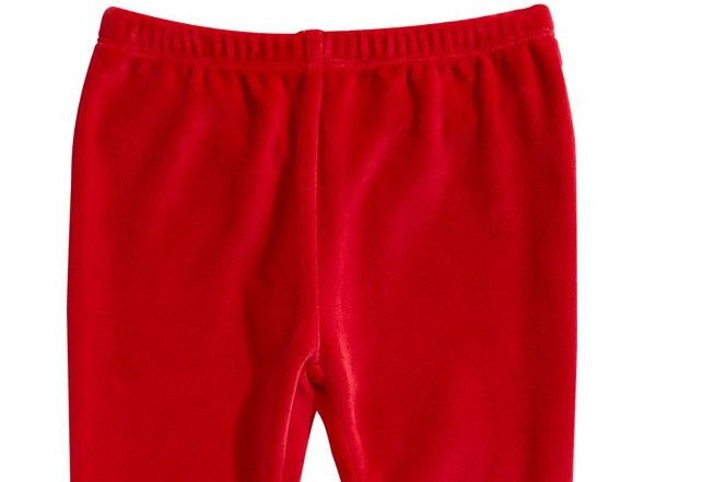 First Impressions Toddler Girl's Velour Legging Red Size 3T