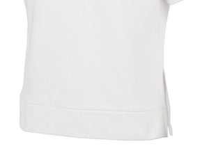 Adidas Big Girl's Log Print Cotton T-Shirt White Size Medium