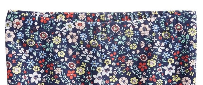 First Impressions Baby Girl's Floral Print Biker Shorts Blue Size 3-6MOS