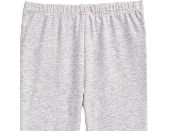 First Impressions Baby Girl's Floral Hem Leggings Gray Size 6-9MOS