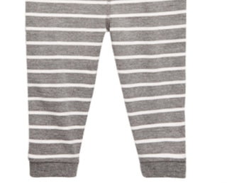 First Impressions Toddler Boy's Striped Jogger Pants Gray Size 2T