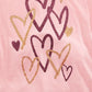 Epic Threads Big Girl's Scribble Heart T-Shirt Pink Size Large