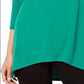 Alfani Women's Printed High Low Tunic Green Size Petite Small