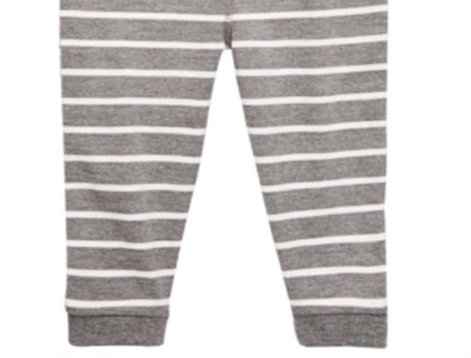 First Impressions Toddler Boy's Striped Jogger Pants Gray Size 3T