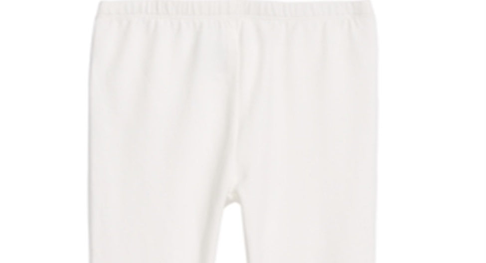 First Impressions Baby Girl's Ruffle Hem Leggings White Size 12 Months