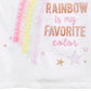 Epic Threads Toddler Girl's Rainbow Graphic Tank Top White Size 2T