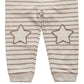 First Impressions Toddler Boy's Striped Star Patch Jogger Pants Brown Size 2T