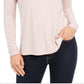 Charter Club Women's Heathered Turtleneck Pink Size Petite L