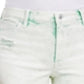 Celebrity Pink Junior's Distressed Denim Shorts Minty Foam Size 9
