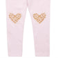 Epic Threads Toddler Girl's Glitter Heart Leggings Pink Size 4T