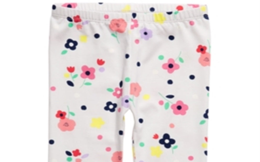 First Impressions Baby Girl's Stretch Leggings White Size 12MOS