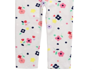 First Impressions Baby Girl's Stretch Leggings White Size 12MOS