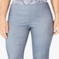 Charter Club Women's Tummy Control Skinny Pants Blue Size 2 Petite