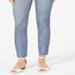 Charter Club Women's Tummy Control Skinny Pants Blue Size 2 Petite