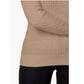 Karen Scott Women's Cable Knit Crewneck Sweater Chesnut Size X-Small