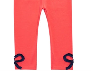 First Impressions Toddler Girl's Bow Trim Leggings Orange Size 4T