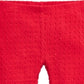 First Impressions Baby Girl's Textured Leggings Red Size 24MOS