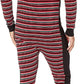 2(X)Ist Men's Cotton Jumpsuit Pajamas Red Size Medium