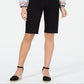 Style & Co Women's Cutoff Bermuda Shorts Black Size 4