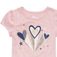 Epic Threads Toddler Girl's Hearts T-Shirt Pink Size 3T