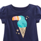 Epic Threads Little Girl's Graphic Print T-Shirt Blue Size 6X
