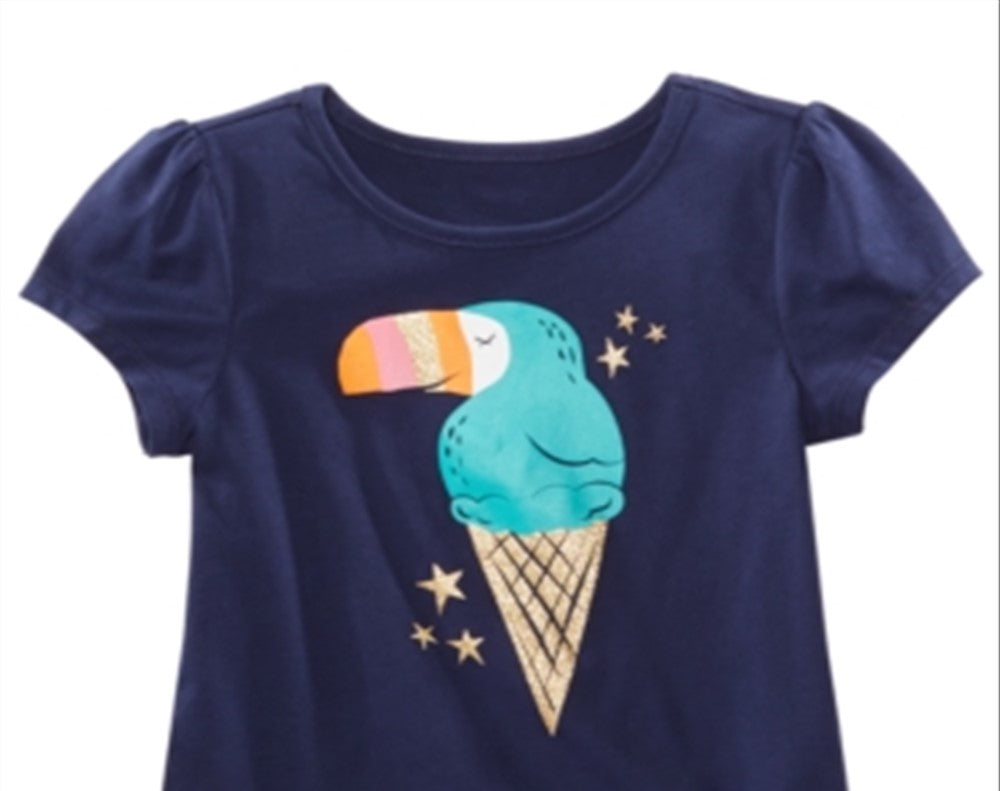 Epic Threads Little Girl's Graphic Print T-Shirt Blue Size 6X