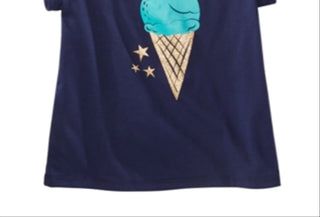 Epic Threads Little Girl's Graphic Print T-Shirt Blue Size 6X