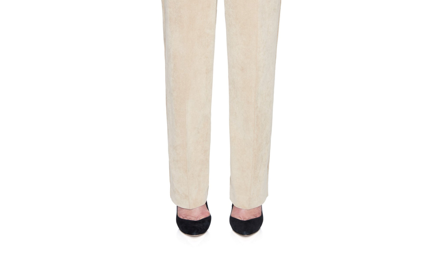 Alfred Dunner Women's Corduroy Elastic Waist Pants Brown Size 16X4.5